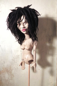 Marionetten als Skulpturhandpuppen marionette Skulpturen Tierportrait hamburg Sankt Georg figurart Valerie Bayol