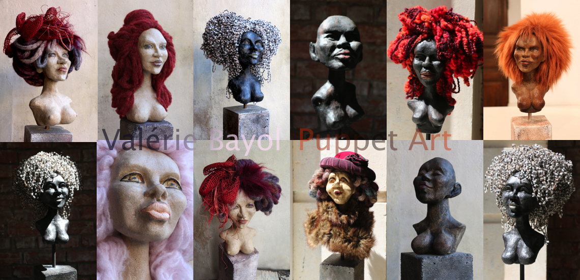sculptures puppet artist Valerie Bayol