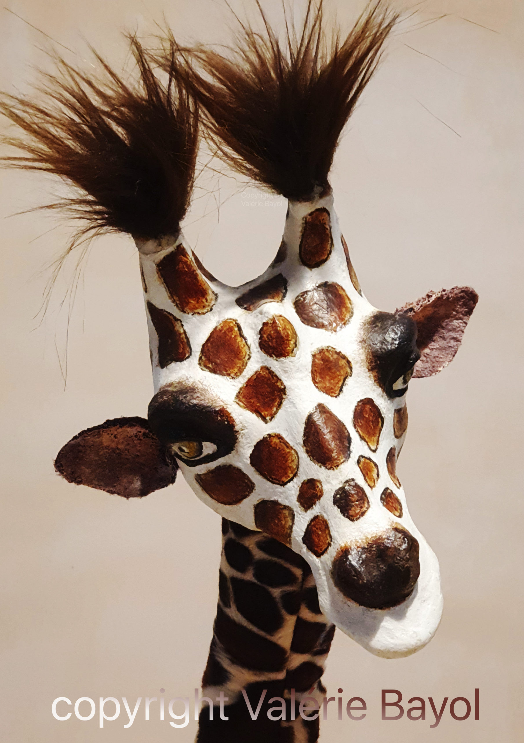 Spielhandpuppe Giraffe – hochwertige Tierfigur für  die Gewaltfreie Kommunikation und Therapieeinsatz von Valérie Bayol