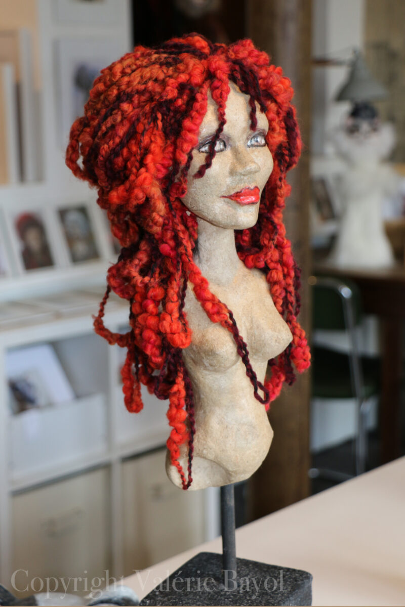 Torso Kunstwerke von der Bildhauerin & Puppet Artist Valérie Bayol Kunstgalerie Hamburg Atelier Figurart