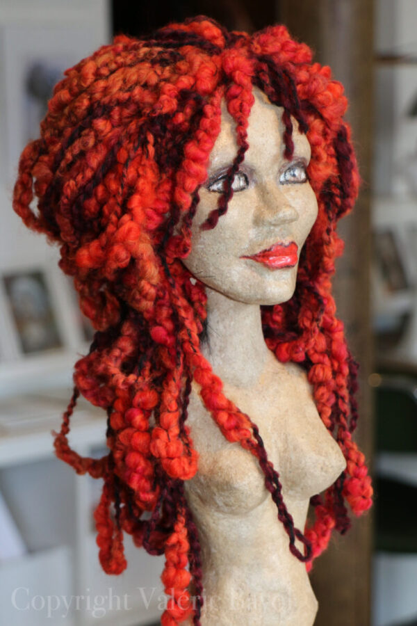 Torso Kunstwerke von der Bildhauerin & Puppet Artist Valérie Bayol Kunstgalerie Hamburg Atelier Figurart